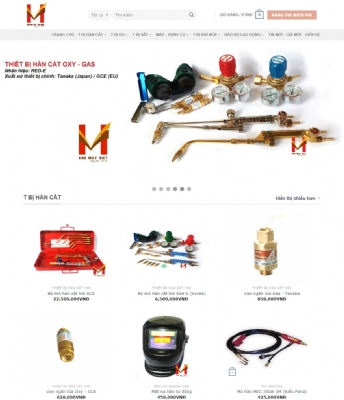 Thiết kế web giá rẻ khomay.com.vn