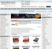 Thiết kế web giá rẻ THANHBINHAUTO.COM