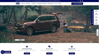 Thiết kế website FORD THAI BINH