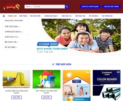 Thiết kế website giá rẻ CHUOICUNGUNGHONGGIA.COM
